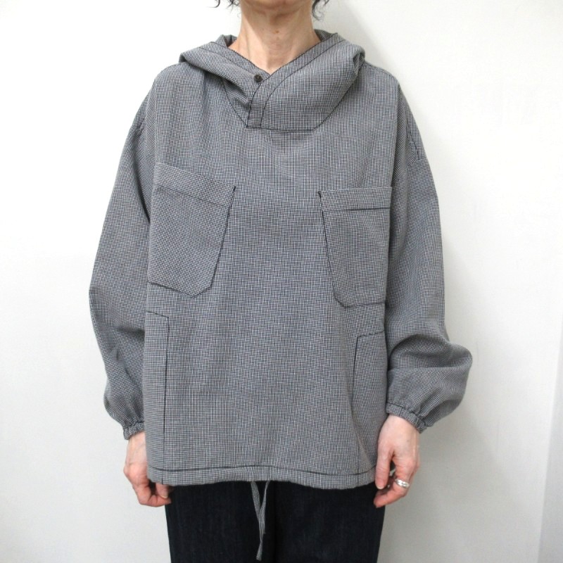 LAITERIE ミジンチェックアノラック /BK99